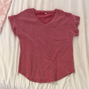 Amazon Kids V-Neck Pink Sweater